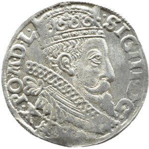 Zygmunt III Waza, trojak 1597 HR, Bydgoszcz