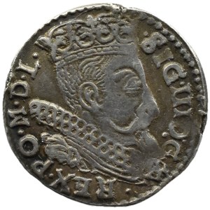Zygmunt III Waza, trojak 1598, Bydgoszcz, B Z PRAWEJ