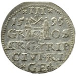 Zygmunt III Waza, trojak 1595 LI, Ryga