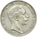Niemcy, Prusy, Wilhelm II, 3 marki 1909 A, Berlin