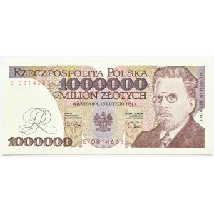 III RP, Wł. Reymont, 1000000 złotych 1991, seria E, Warszawa, UNC