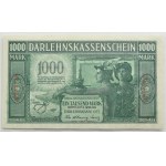 OST, Kowno, 1000 marek 1918 OST, seria A, numeracja sześciocyfrowa, PCGS 64
