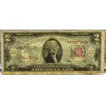 USA, Red Seal, T. Jefferson, 2 dolary 1953 B, seria A/A, Smith & Dillon