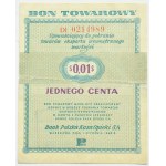 PeWeX, 1 cent 1960, seria Dl, z klauzulą na rewersie