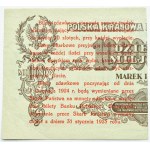 II RP, bilet zdawkowy 5 groszy 1924, prawa połówka