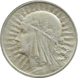 II RP, Głowa Kobiety, 2 złote 1933, Warszawa