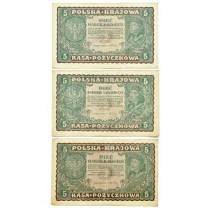II RP, lot 5 marek 1919, II seria
