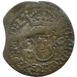 Zygmunt III Waza, szeląg 1616 Bogoria, Wilno L●/LIT●