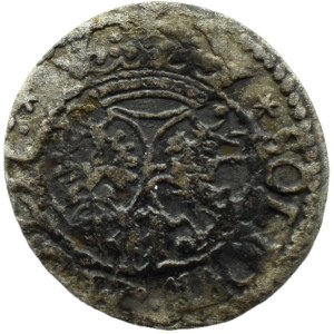 Zygmunt III Waza, szeląg 1618 Wadwicz, Wilno L/LIT*
