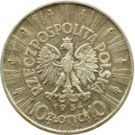 II RP, Józef Piłsudski, 10 złotych 1934, Warszawa, ŁADNY
