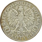 II RP, Głowa Kobiety, 10 złotych 1933, Warszawa