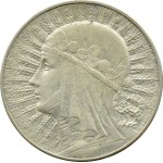 II RP, Głowa Kobiety, 5 złotych 1932, Londyn