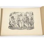 Krystyna WRÓBLEWSKA Notre Père portfolio de onze gravures sur bois