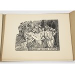 Krystyna WRÓBLEWSKA Notre Père portfolio de onze gravures sur bois