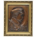 Jozef PI£SUDSKI large plaque in frame