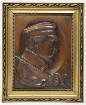 Józef PIŁSUDSKI duża plakieta w ramie