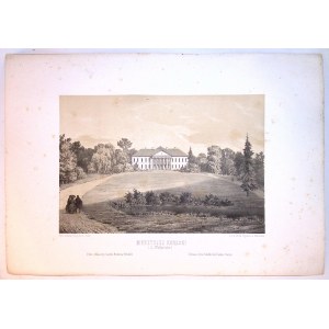 Napoléon ORDA (1807-1883) 023 MIĘDZYRZEC KORECKI (G. Wołyńska) z : Album de vues historiques de la Pologne