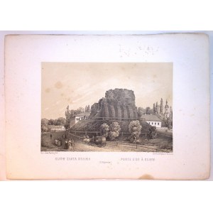 Napoleon ORDA (1807-1883) 029 KIJÓW ZŁOTA BRAMA (G. Kijowska) z: Album widoków historycznych Polski
