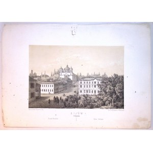 Napoleon ORDA (1807-1883) 042 KIJÓW KOŚCIÓŁ KATOLICKI z: Album widoków historycznych Polski