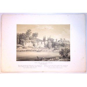 Napoleon ORDA (1807-1883) 064 BUKI NAD RZEKĄ RASTAWICĄ (Gub. Kijowska) z: Album widoków historycznych Polski