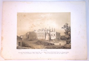 Napoleon ORDA (1807-1883) 077 WILNO Barbarský hrad Radziwiłówny od: z alba historických pohledů na Polsko
