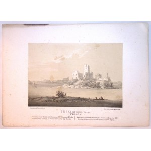 Napoléon ORDA (1807-1883) 106 TROKI sur le lac Trotsk (Vilnius G.) de : Album de vues historiques de Pologne