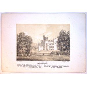 Napoleon ORDA (1807-1883) 154 KURNIK (Księstwo Poznańskie) z: Album widoków historycznych Polski