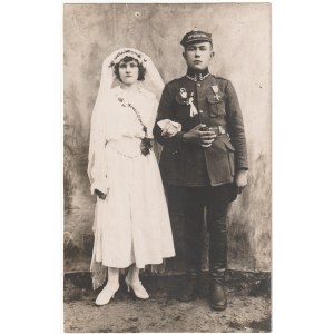 Żołnierze II RP - ślub 1922