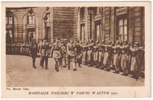 Jozef Pilsudski - Maršál Pilsudski v Paříži v únoru 1921
