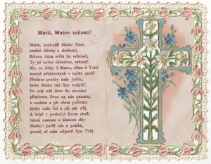 [004] [SVATÝ OBRAZ] Maria, Matka lásky!