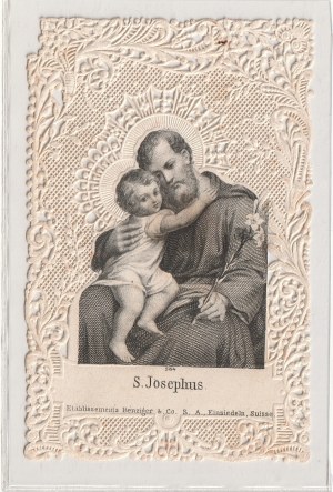 [039] [OBRAZEK ŚWIĘTY] Święty Józef z dzieciątkiem