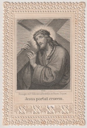 [047] [OBRAZEK ŚWIĘTY] Jezus z krzyżem