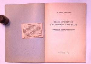 Wanda SARNOWSKA Śląsk starożytny i wczesnośredniowieczny