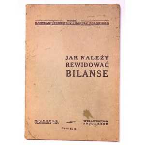M. GRANKE Jak należy rewidować BILANSE