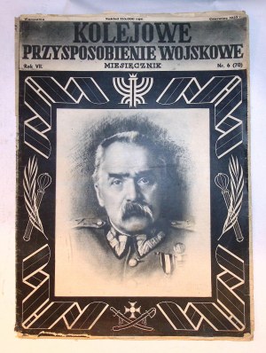 Kolejowe Przysposobienie Wojskowe June 1935 No. 6 (70) [Jozef Pilsudski] Number after the Marshal's death