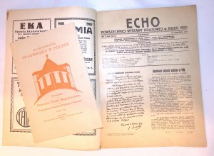 ECHO POWSZECHNEJ WYZAWY KRAJOWEJ No. 11 15 June 1929 + Most important news about Poland Souvenir of the Modern Poland Pavilion at the General National Exhibition in Poznan 1930