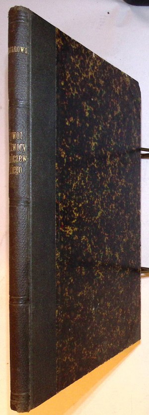 Mikołaj MAZANOWSKI Żywot i utwory Antoniego Malczewskiego [dedication] [autograph].