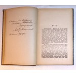 Mikołaj MAZANOWSKI Żywot i utwory Antoniego Malczewskiego [dedykacja] [autograf]