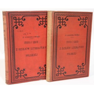 Piotr CHMIELOWSKI Studia i szkice z dziejów literatury polskiej seria I - II
