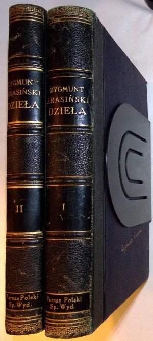 Zygmunt KRASIŃSKI Works 1-2 vol. D. Poetical and Letters [Library of Polish Poets] [binding] [Piotr Grzywa].