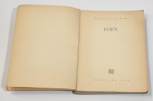 Stanislaw LEM Eden [1st edition] [Maciej Hibner].