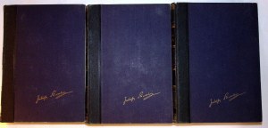 Juliusz SLOWACKI Works 1-3 vol. Minor poetic works. Poems. Dramatic works. Prose writings. Letters [Library of Polish Poets] [binding] [Piotr Grzywa].
