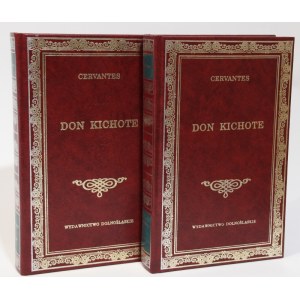 Miguel de CERVANTES SAAVEDRA Le noble réfléchi Don Quichotte de la Manche 1-2t. [Bibliothèque classique] [cadeau] [reliure].