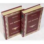 Miguel de CERVANTES SAAVEDRA Le noble réfléchi Don Quichotte de la Manche 1-2t. [Bibliothèque classique] [cadeau] [reliure].