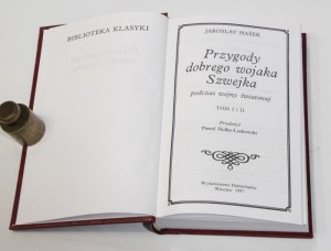 Jaroslav HASEK The Adventures of the Good Soldier Švejk during the World War 1-2t. [Classics Library] [gift] [binding].