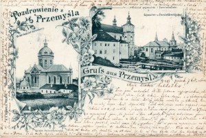 [Postcard] Przemyśl. Greetings (Gruss aus Przemyśl) [1899].