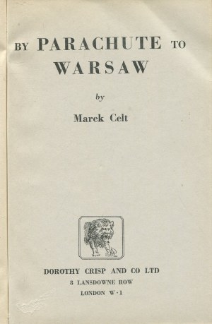 CELT Marek (owned by CHCIUK-CELT Tadeusz) - By Parachute to Warsaw [London 1945].