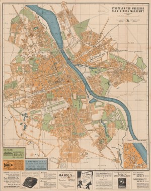[plan] Stadtplan von Warschau (plan of the city of Warsaw) [1942].