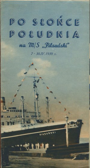 [advertising folder] After noon sun on the M/S 