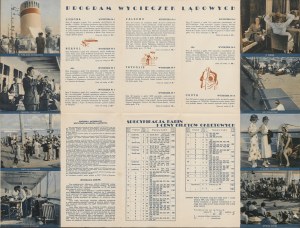[advertising folder] After noon sun on the M/S 